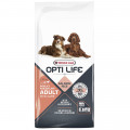 Сухой суперпремиум корма Versele-Laga Opti Life Adult Skin CareMedium & Maxi для собак средних и крупных пород, лосось, 12.5 кг