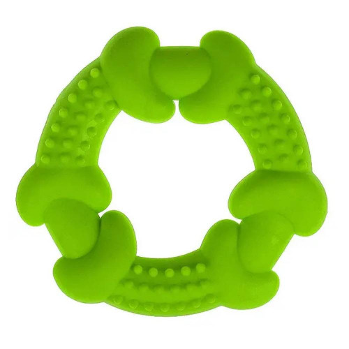 Игрушка для собак Dental Gum кольцо с шипами резиновое, 10,5 см.