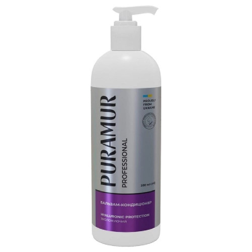 Бальзам-кондиціонер Puramur Hyaluronic Protection для котів та собак, зволожуючий, 200 мл