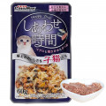 Влажный корм CattyMan Tuna Bonito Scallop консервы с тунцом, макрелью и морским гребешком в желе, для кошек, пауч, 55 г