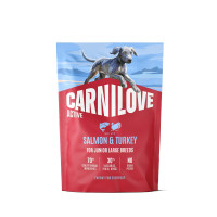Сухий корм Carnilove Puppy Large Breed Salmon & Turkey, для цуценят великих порід, 1.5 кг Сухий корм Carnilove Puppy Large Breed Salmon & Turkey, для цуценят великих порід, 1.5 кг
