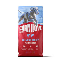 Сухой корм Carnilove Adult Large Breed Salmon & Turkey, для собак крупных пород, 1.5 кг Сухой корм Carnilove Adult Large Breed Salmon & Turkey, для собак крупных пород, 1.5 кг