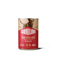 Консерва Carnilove Dog, для собак, с ягненком и кабаном, 400 г Консерва Carnilove Dog, для собак, с ягненком и кабаном, 400 г