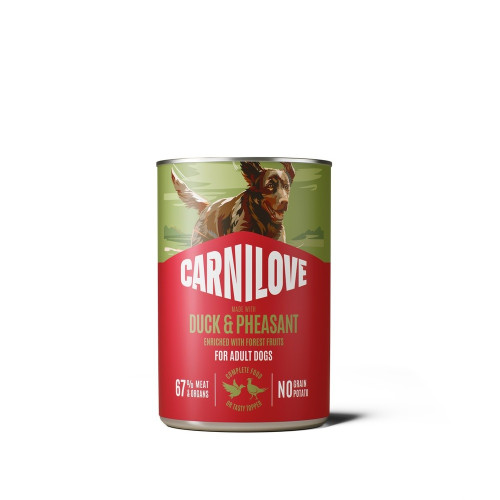 Консерва Carnilove Dog, для собак, з качкою і фазаном, 400 г