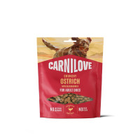 Лакомство Carnilove Dog Crunchy Snack, для собак, страус, ежевика, 200 г Лакомство Carnilove Dog Crunchy Snack, для собак, страус, ежевика, 200 г