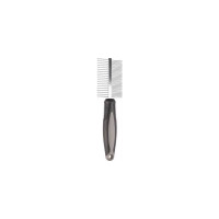 Расческа двусторонняя Flamingo Comb Rotating Medium Babu для собак, 30/19 зубцов, 19×5.2 см Расческа двусторонняя Flamingo Comb Rotating Medium Babu для собак, 30/19 зубцов, 19×5.2 см