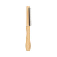 Гребінець Flamingo Flea Comb Babu для вичісування бліх, бамбук, 69 зубців, 21×3.5 см