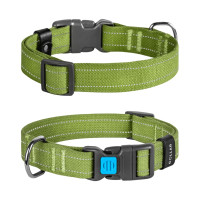 Ошейник CoLLaR для собак брезент, хлопчатобумажная тесьма, пластиковый фастекс, M, ш 25 мм, д 33-49 см Ошейник CoLLaR для собак брезент, хлопчатобумажная тесьма, пластиковый фастекс, M, ш 25 мм, д 33-49 см