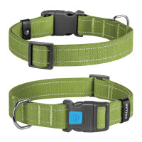 Ошейник CoLLaR для собак брезент, хлопчатобумажная тесьма, пластиковый фастекс, L, ш 35 мм, д 46-69 см Ошейник CoLLaR для собак брезент, хлопчатобумажная тесьма, пластиковый фастекс, L, ш 35 мм, д 46-69 см