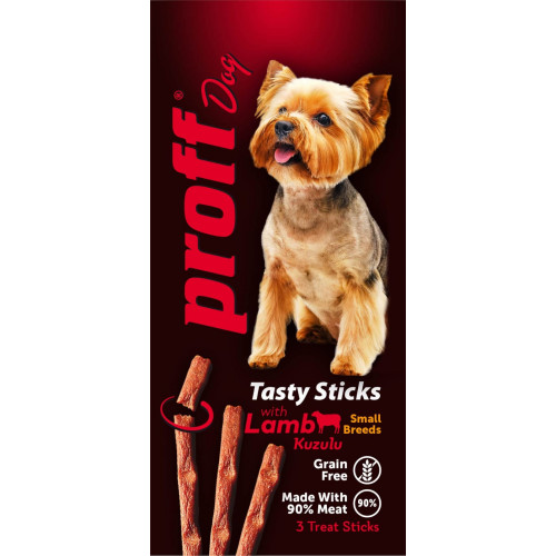 Жевательное лакомство Proff Dog для собак малых пород, стиксы, с говядиной, 3×5г