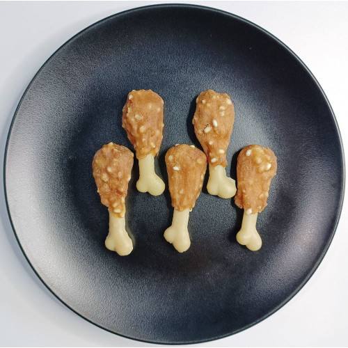 Лакомство AlfPet AS38 для собак, шашлык из курицы утки и печени, 500 г