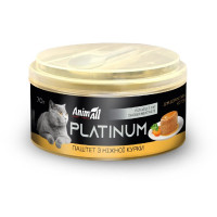 Влажный корм AnimAll Platinum для взрослых кошек, нежный паштет из курицы, 70 г Влажный корм AnimAll Platinum для взрослых кошек, нежный паштет из курицы, 70 г