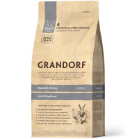 Сухой корм Grandorf Rabbit & Turkey Sterilized для стерилизованных кошек, кролик с индейкой, 400 г Сухой корм Grandorf Rabbit & Turkey Sterilized для стерилизованных кошек, кролик с индейкой, 400 г
