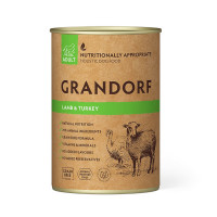 Влажный корм Grandorf Lamb & Turkey для взрослых собак, с ягненком и индейкой, 400 г Влажный корм Grandorf Lamb & Turkey для взрослых собак, с ягненком и индейкой, 400 г