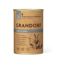 Вологий корм Grandorf Rabbit & Turkey для дорослих собак, з кроликом та індичкою, 400 г Вологий корм Grandorf Rabbit & Turkey для дорослих собак, з кроликом та індичкою, 400 г