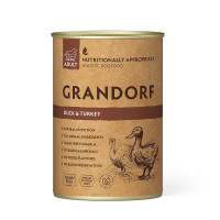 Влажный корм Grandorf Duck & Turkey для взрослых собак, с уткой и индейкой, 400 г Влажный корм Grandorf Duck & Turkey для взрослых собак, с уткой и индейкой, 400 г