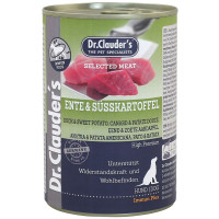 Влажный корм Dr.Clauder's Selected Meat Duck & Sweet Potato для собак, с уткой и сладким картофелем, 400 г