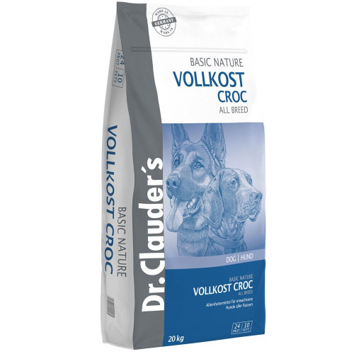 Сухой корм Dr.Clauder's Basic Nature Vollkost Croc для собак с умеренно активным и активным образом жизни, 20 кг
