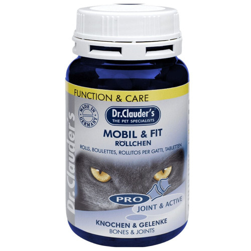 Вітамінно-мінеральний комплекс Dr.Clauder's Mobil & Fit Joint Rolls для котів, для кісток, зв'язок та суглобів, 100 г