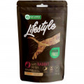 Лакомство Nature's Protection Lifestyle Snack cat Soft Rabbit Strips для кошек, мягкие полоски из кролика, 75 г