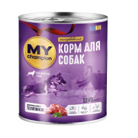 Влажный корм Мой чемпион для собак, кусочки с телятиной, 1240 г Влажный корм Мой чемпион для собак, кусочки с телятиной, 1240 г