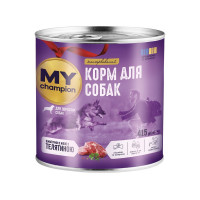 Влажный корм Мой чемпион для собак, кусочки с телятиной, 415 г Влажный корм Мой чемпион для собак, кусочки с телятиной, 415 г