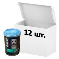 Упаковка консервов AnimAll для собак, с кроликом и кроличьей печенью, 375 г, 12 штук Упаковка консервов AnimAll для собак, с кроликом и кроличьей печенью, 375 г, 12 штук