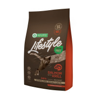 Сухой беззерновой корм Nature's Protection Lifestyle Grain Free Salmon with krill Sterilised Adult Cat для стерилизованных кошек, лосось, 1.5 кг Сухой беззерновой корм Nature's Protection Lifestyle Grain Free Salmon with krill Sterilised Adult Cat для стерилизованных кошек, лосось, 1.5 кг