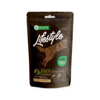 Ласощі Nature's Protection Lifestyle Snack For Dogs Soft Duck Cices With Seaweed для собак, качка з морською капустою, 75 г Ласощі Nature's Protection Lifestyle Snack For Dogs Soft Duck Cices With Seaweed для собак, качка з морською капустою, 75 г
