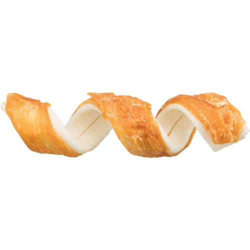 Лакомство Trixie Denta Fun Chicken Chewing Curl для собак, жевательные палочки с курицей, 15 см, 35 ​​г, 5 штук в упаковке