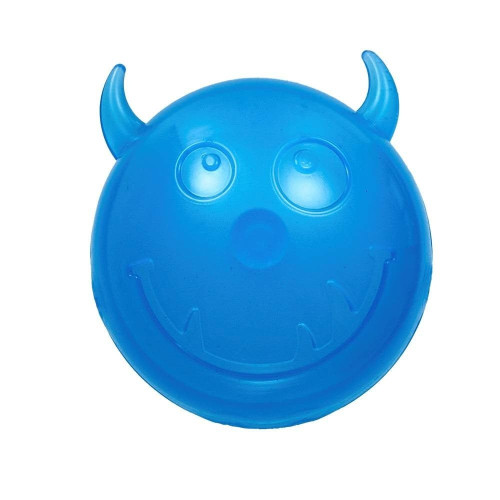 М'яч AnimAll Fun чортик із пищалкою для собак та котів, 65 мм, синій