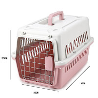 Переноска AnimAll PS-01 для кошек и собак, розовая, 48×32×30 см
