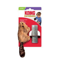 Игрушка KONG Refillables Beaver для кошек, бобер со сменным блоком с кошачьей мятой, 4.45×6.35×13.97 см Игрушка KONG Refillables Beaver для кошек, бобер со сменным блоком с кошачьей мятой, 4.45×6.35×13.97 см