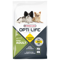 Сухой суперпремиум корм Versele-Laga Opti Life Adult Mini для собак мини и малых пород, курица, 7.5 кг Сухой суперпремиум корм Versele-Laga Opti Life Adult Mini для собак мини и малых пород, курица, 7.5 кг