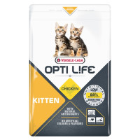 Сухой беззерновой суперпремиум корм Versele-Laga Opti Life Kitten для котят, курица, 2.5 кг Сухой беззерновой суперпремиум корм Versele-Laga Opti Life Kitten для котят, курица, 2.5 кг