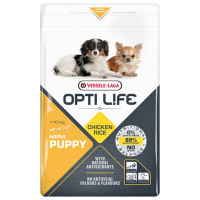 Сухой суперпремиум корм Versele-Laga Opti Life Puppy Mini для щенков мини и малых пород, курица, 2.5 кг Сухой суперпремиум корм Versele-Laga Opti Life Puppy Mini для щенков мини и малых пород, курица, 2.5 кг