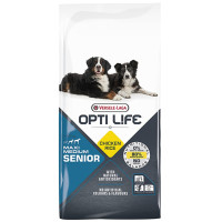 Сухой суперпремиум корм Versele-Laga Opti Life Senior Medium & Maxi для пожилых собак средних и больших пород курица, 12.5 кг