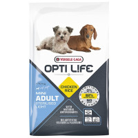 Сухой суперпремиум корм Versele-Laga Opti Life Sterilised Light Mini для стерилизованных собак с лишним весом мини и малых пород, курица, 7.5 кг Сухой суперпремиум корм Versele-Laga Opti Life Sterilised Light Mini для стерилизованных собак с лишним весом мини и малых пород, курица, 7.5 кг
