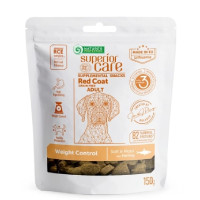 Беззернові ласощі Nature's Protection Superior Care Red Coat Weight Control для дорослих собак, оселедець, 150 г Беззернові ласощі Nature's Protection Superior Care Red Coat Weight Control для дорослих собак, оселедець, 150 г