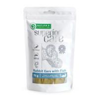 Лакомство Nature's Protection Superior Care Rabbit Ears With Fish для собак, кроличьи уши с рыбой, 75 г