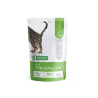 Вологий корм Nature's Protection Urinary Health Chicken&Cod для дорослих котів, курка і тріска, 100 г Вологий корм Nature's Protection Urinary Health Chicken&Cod для дорослих котів, курка і тріска, 100 г