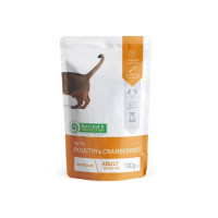 Влажный корм Nature's Protection Sterilised Poultry&Cranberries для стерилизованных кошек, птица и клюква, 100 г Влажный корм Nature's Protection Sterilised Poultry&Cranberries для стерилизованных кошек, птица и клюква, 100 г