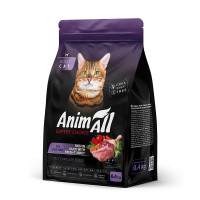 Сухой корм AnimAll для взрослых кошек, со свежей индейкой и уткой, 400 г Сухой корм AnimAll для взрослых кошек, со свежей индейкой и уткой, 400 г