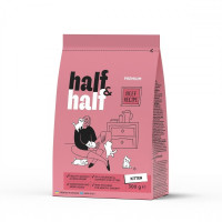 Сухой корм Half&Half для котят, с говядиной, 300 г