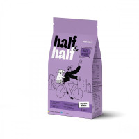 Сухий корм Half&Half для дорослих собак середніх порід, із яловичиною, 2 кг Сухий корм Half&Half для дорослих собак середніх порід, із яловичиною, 2 кг