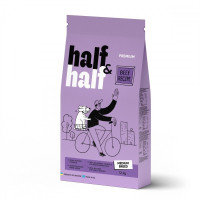 Сухой корм Half&Half для взрослых собак средних пород, с говядиной, 12 кг