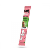 Лакомство Half&Half для котят, в форме мясных палочек, с индейкой, 5 г Лакомство Half&Half для котят, в форме мясных палочек, с индейкой, 5 г