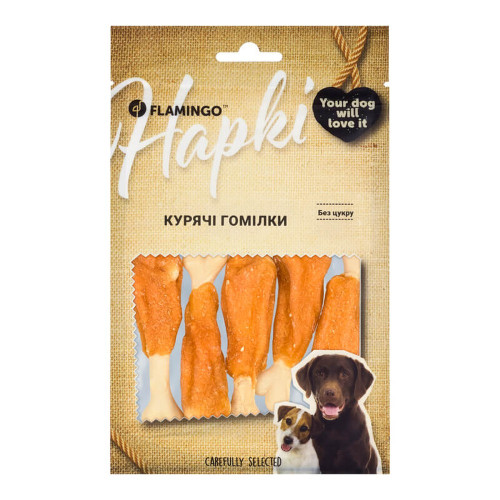 Ласощі Flamingo для собак, курячі гомілки, 75 г
