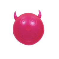 Мяч AnimAll Fun для собак чёртик с пищалкой, 45 мм, розовый