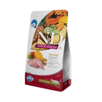 Низкозерновой сухой корм Farmina N&D Tropical Selection, для взрослых стерилизованных кошек, с курицей и тропическими фруктами, 1.5 кг Низкозерновой сухой корм Farmina N&D Tropical Selection, для взрослых стерилизованных кошек, с курицей и тропическими фруктами, 1.5 кг